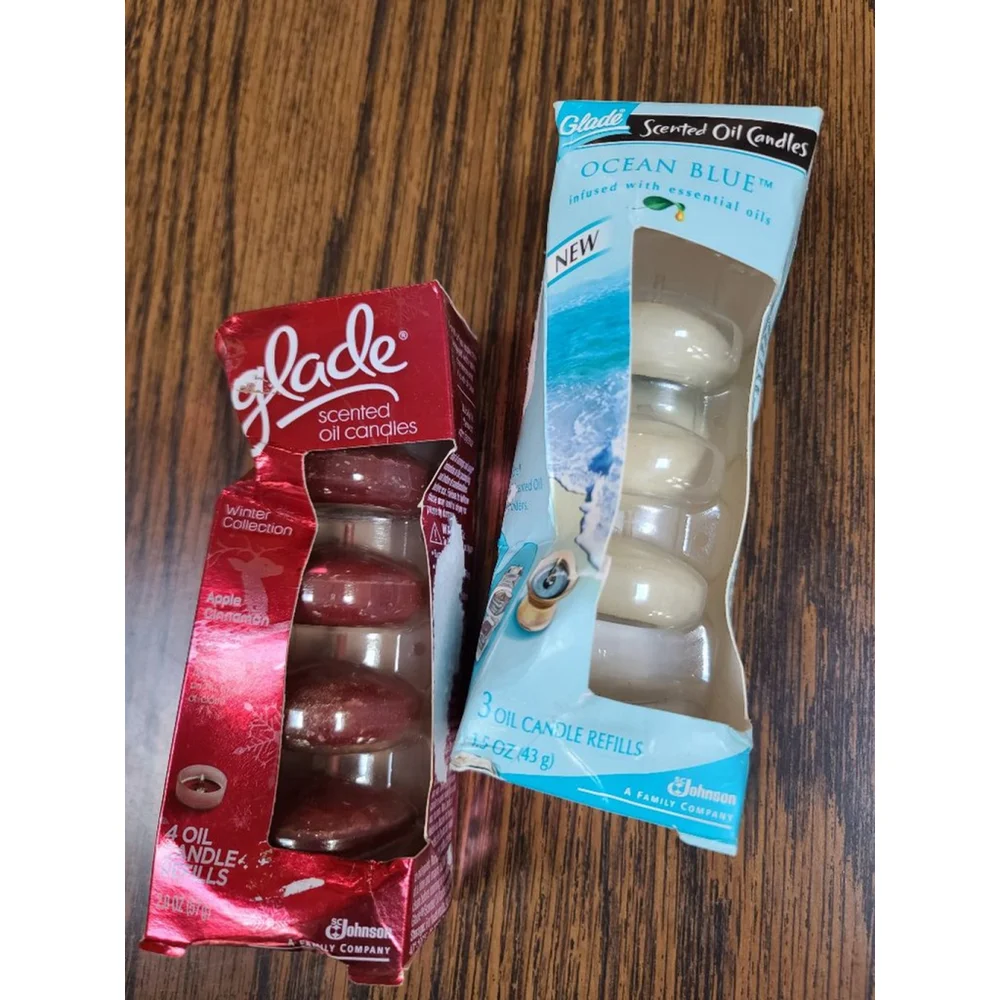 Glade Scented Oil Candles Trio Purple Red One Size